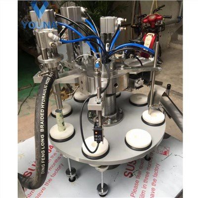 Hálf sjálfvirk plaströrfyllingar- og þéttivél